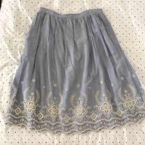 Vintage Blue Skirt